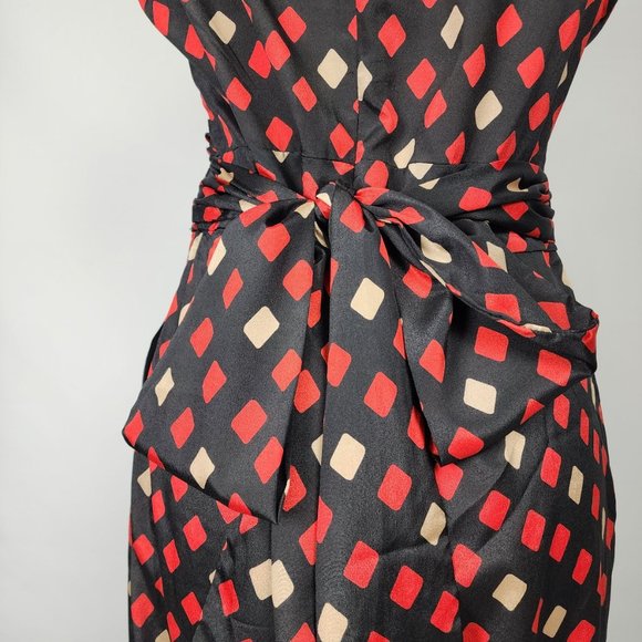 Venus Red & Black Wide Leg Jumpsuit Size M - Picture 11 of 16